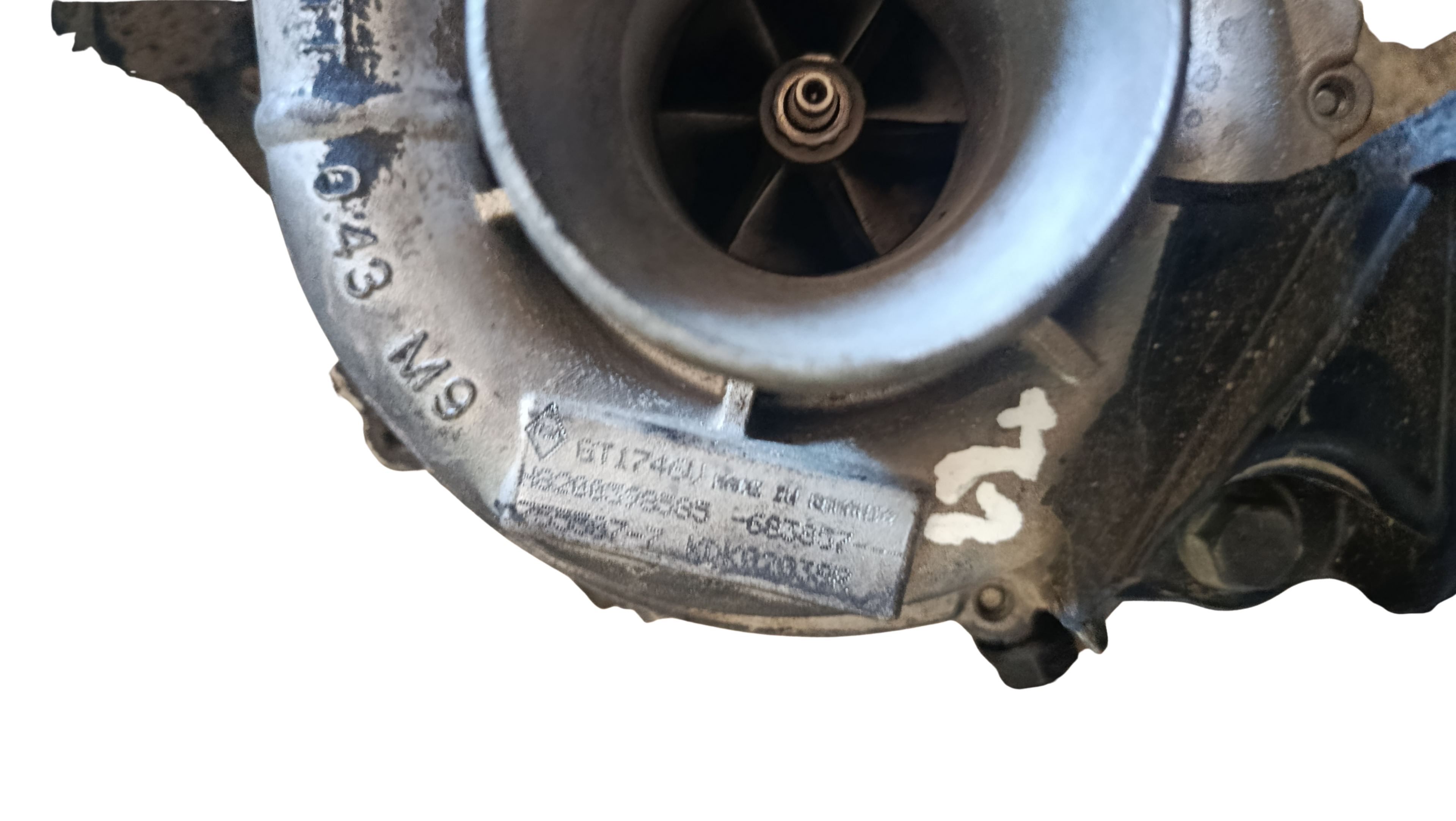 Turbo compresseur – Renault 1.9 dCi (F9Q) – 120-131 ch Réf. 8200398585 LAGUNA MEGANE SCENIC