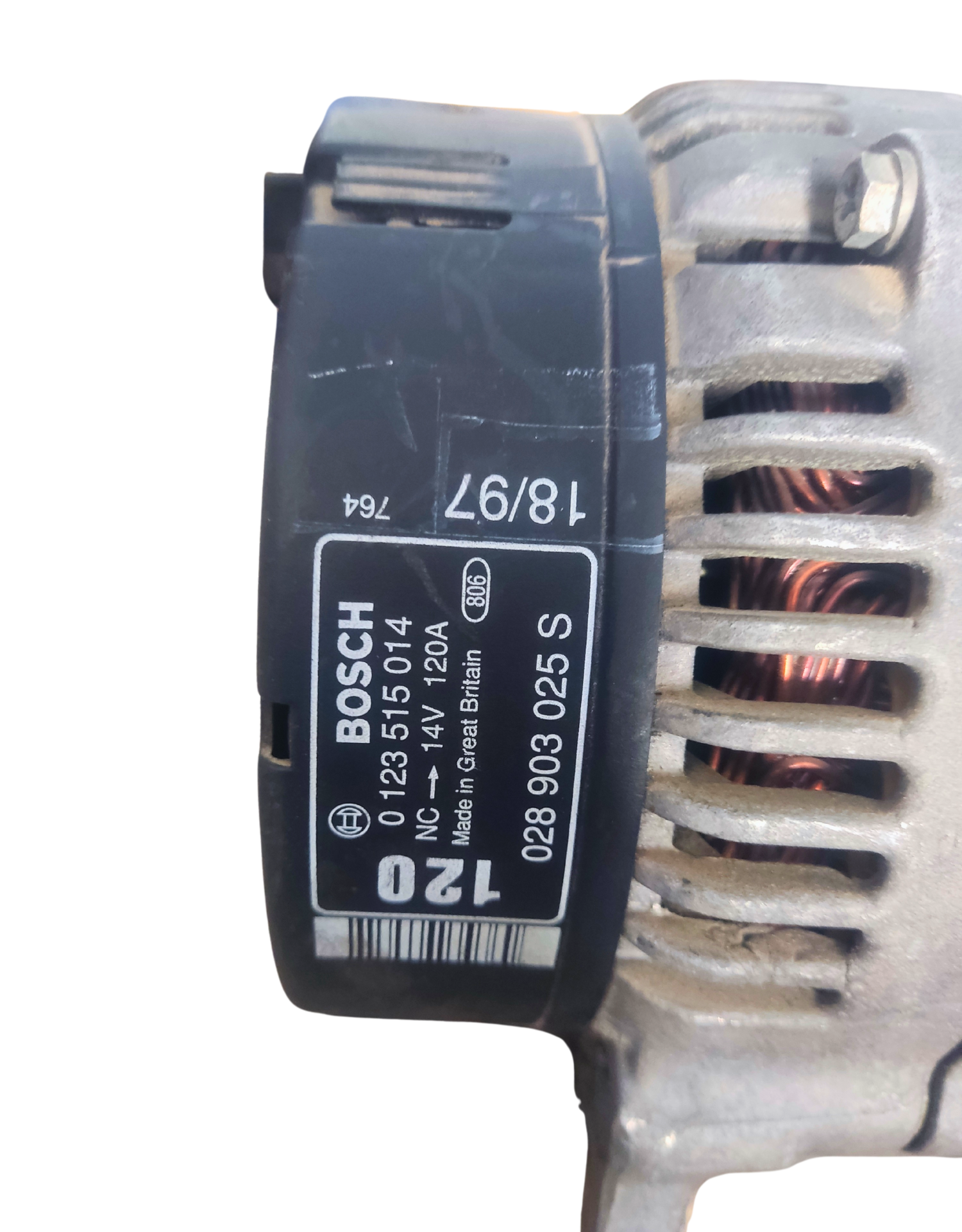 alternateur 028903025S Bosch/ PASSAT B4 B5 GOLF3  GOLF4 KETTA3 4 SHARAN FORD CALAXY AUDI A4 B5 SEAT ALHAMBRA/ 1.9 TDI  /120A