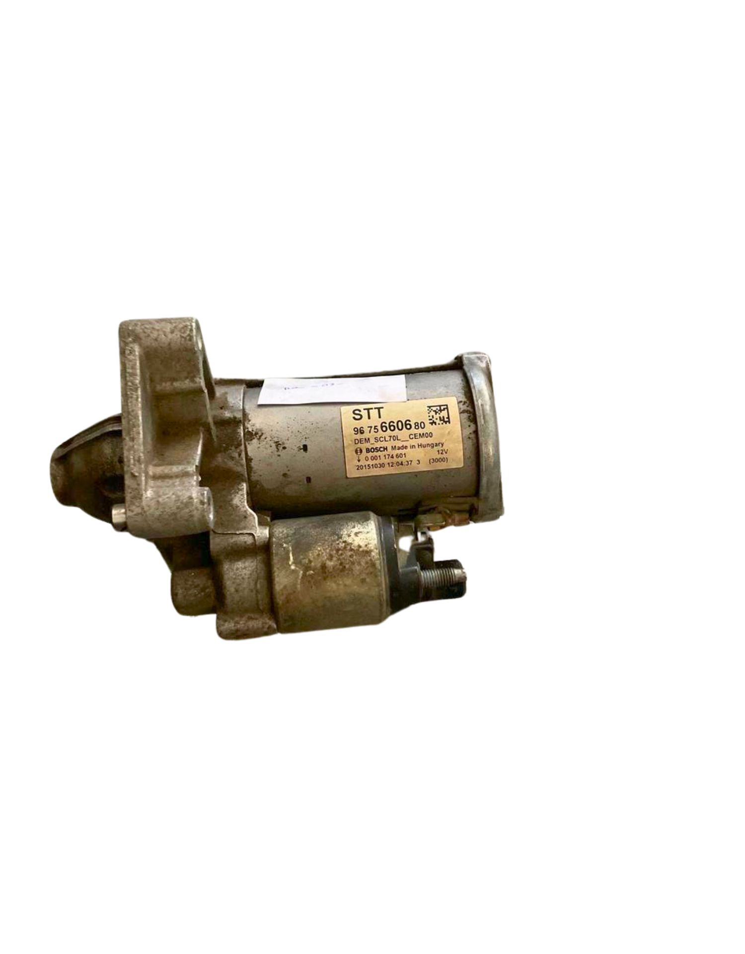 Démarreur 1,6 HDI 9675660680 Citroen Peugeot Bosch berlingo partner b9  c3 c4 ds3 207 208 308/