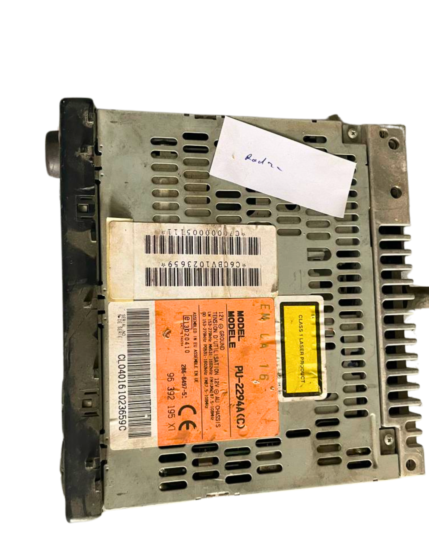 Cd Radio Player Citroen Peugeot 9639219580 PU-2294A /106 206 306berlingo ax zx xsara /