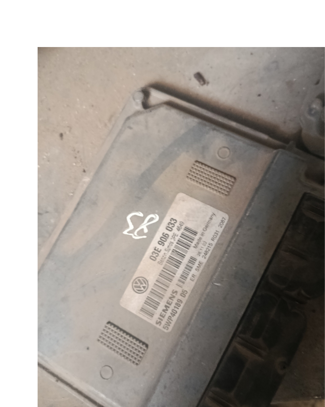 Calculateur Moteur Volkswagen Polo Siemens 5WP44224 02, 5WP4422402, 03E 906 033 R, 03E906033R, SIMOS 3PG (Copie)