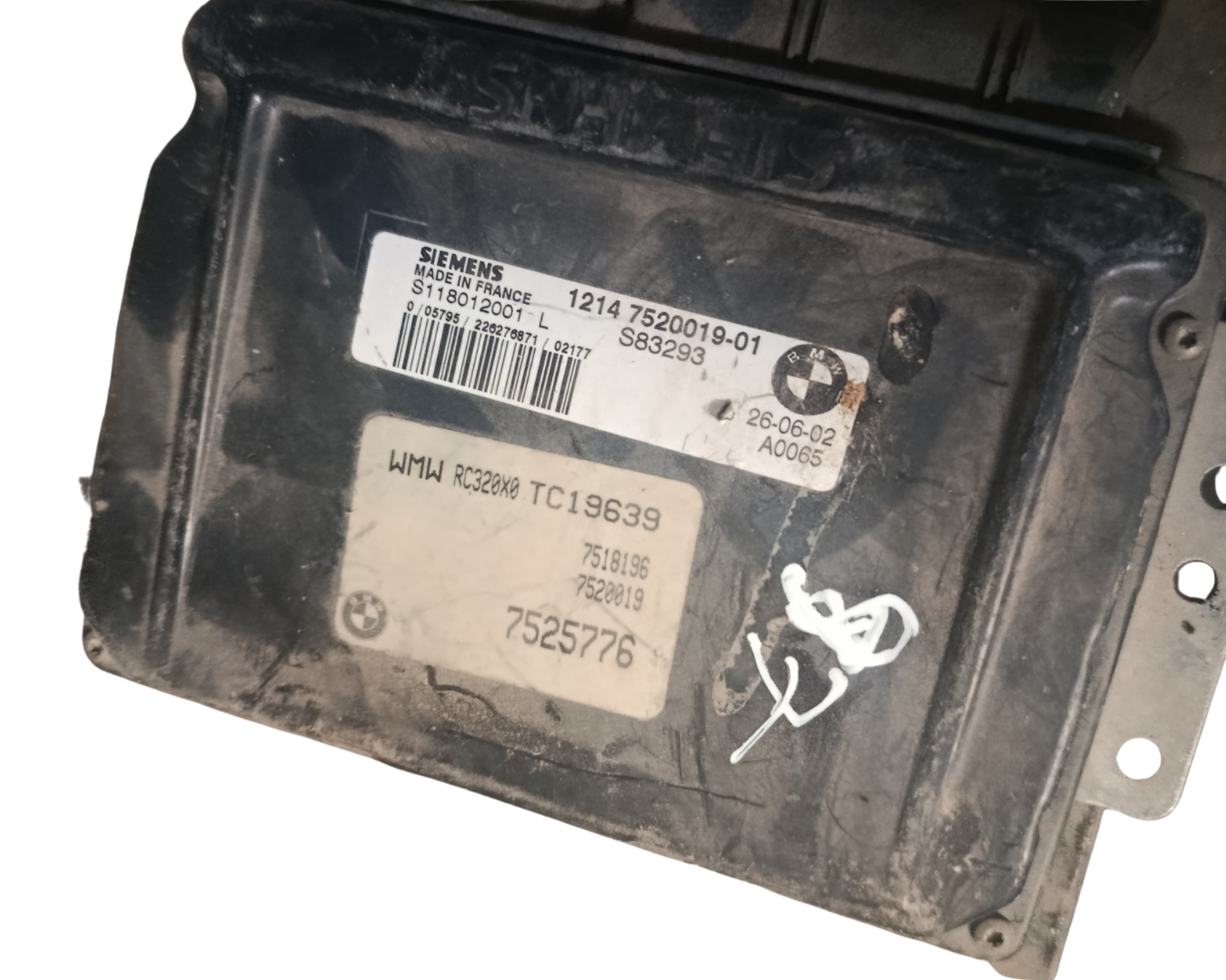 Calculateur moteur (ECU) Siemens/Continental MS5150 – MINI COOPER (R50/R52) 1.6i 16V – 2001–2006  Réf. S118012001L
