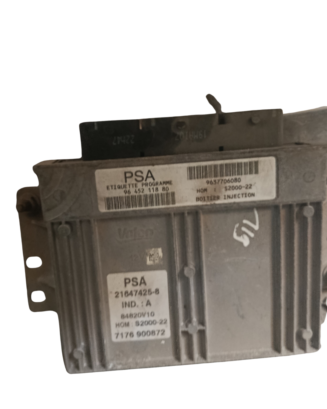 Calculateur moteur SAGEM S2000 Réf. 9637706080 – PEUGEOT 306 (1.4L 8V) – Année 2000–2002