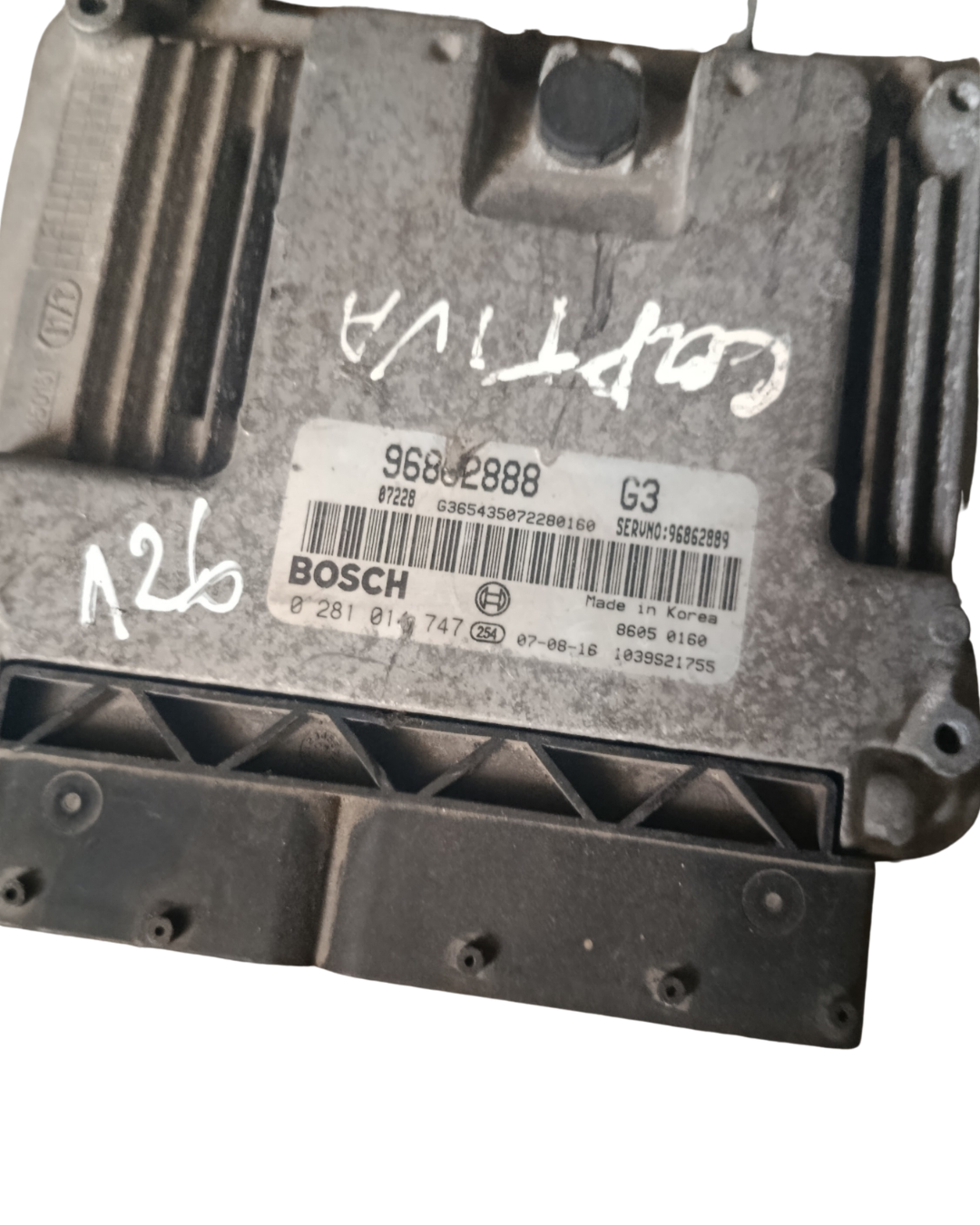 Calculateur moteur Diesel BOSCH  Réf. 0281014747 – CHEVROLET EPICA (KL1_) 2.0 D – Années 2004–2008