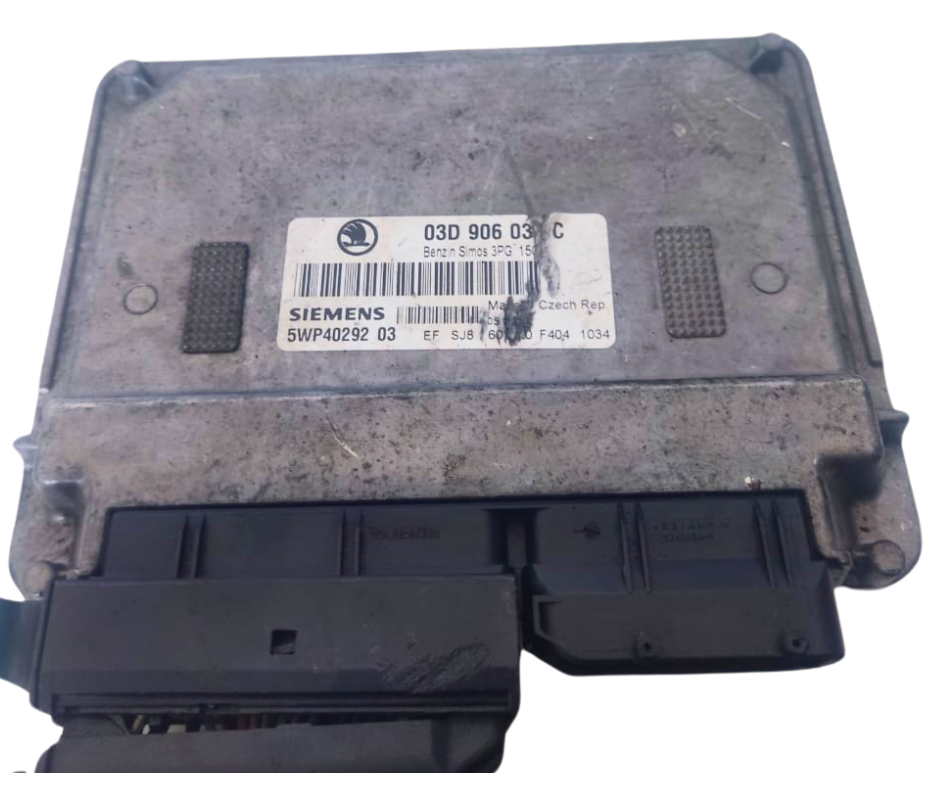 Calculateur 03D906033C 5WP40292 03 Skoda Siemens polo4 (9n) cordoba ibiza fabia1 (6y) vw lupo 1.2 12v