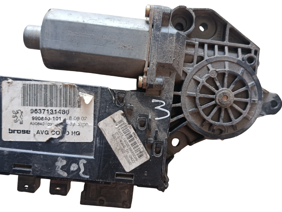 Mécanisme de lève-vitre électrique avant gauche – Peugeot 307 (2 portes) – 2001-2005