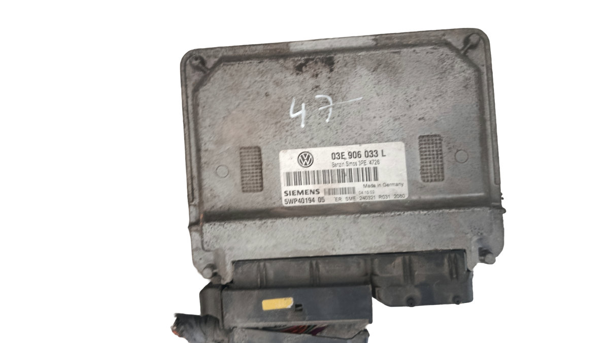Calculateur moteur – Volkswagen Polo IV – Moteur essence 1.2 12V (AZQ) – 2001-2007