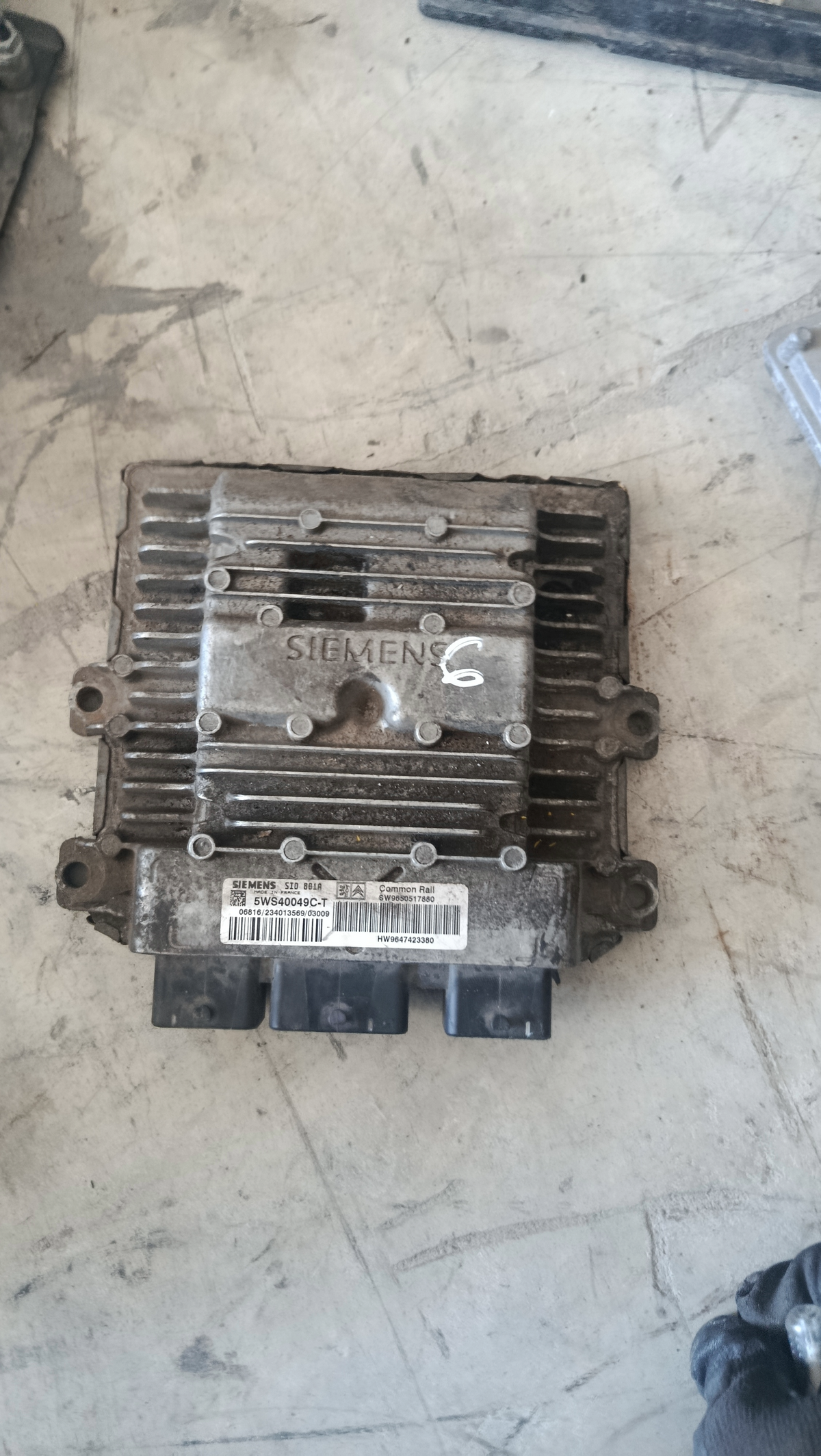 Calculateur moteur – Citroën Berlingo / Peugeot Partner – Moteur Diesel 2.0 HDi 90 ch (DW10TD, RHY) – 1999-2008 – Réf. 5WS40049C-T