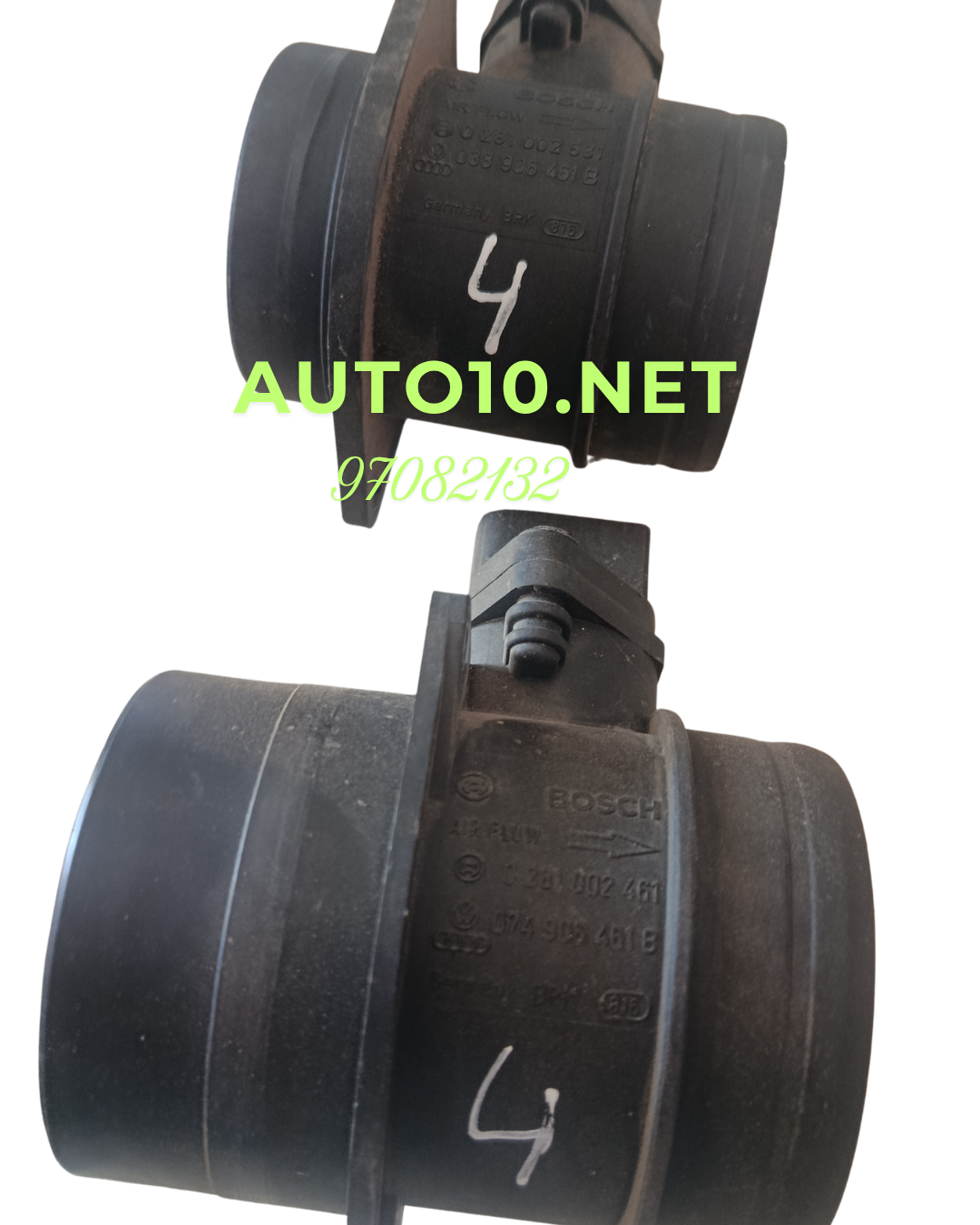 débitmètre d'air Bosch 0281002461 1.9  2.0 tdi a3 a4 a6 ibiza leon toledo  fabia octavia  golf4 golf5  passat b5 b6  touran touareg