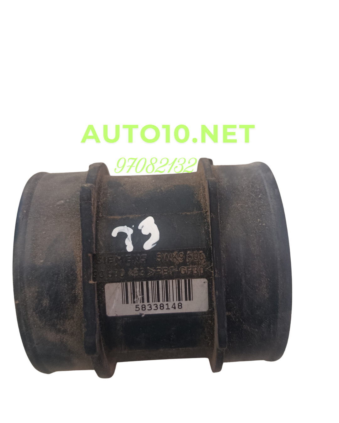débitmètre Siemens 5WK9606 Astra G, Astra H, Corsa C, Meriva A, Omega B, Tigra TwinTop, Vectra B C, Zafira A  1.8 2.0 2.2 2.3 2.4 2.5 2.9 2.4  1.9
