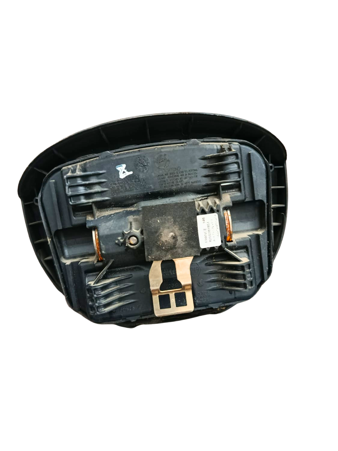 AIRBAG CONDUCTEUR Référence : 6056962 Renault Scénic II &amp; Mégane IIGrand Scénic II /1.4 16V → 2.0 dCi/1.5 dCi → 2.0 dCi