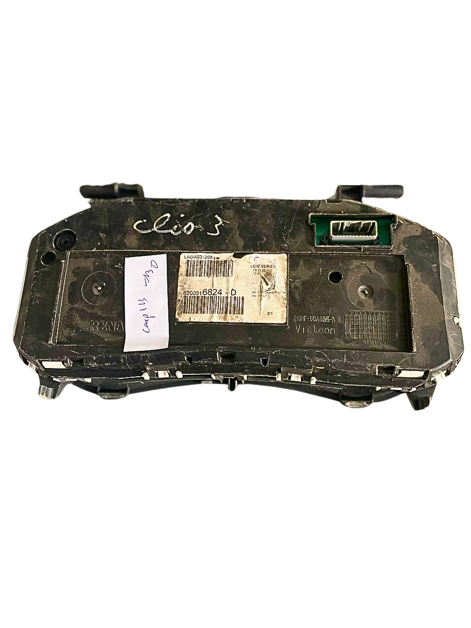 Bloc Compteurs / Tableau de Bord (Combiné d'Instruments) - Renault, réf. 8200316824 D /clio3 modus 1.2 1.4 1.5 1.6