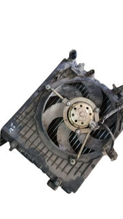 Radiateur + Condenseur de climatisation + Ventilateur moteur GOLF 4&nbsp; BORA BEETLE A3 ref 1J0121207 / 1J0121207M / 1J0121207T