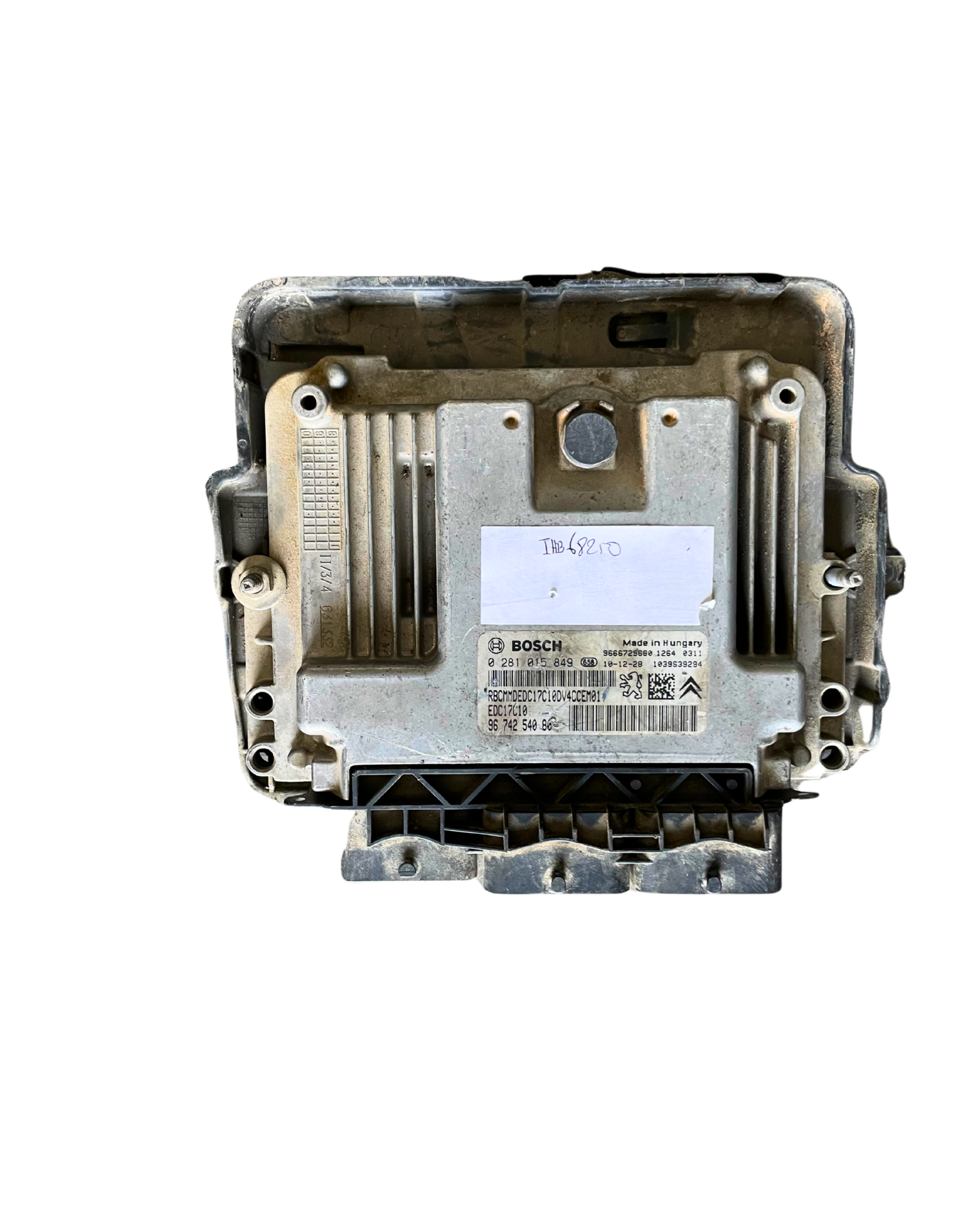 Calculateur 0281015849 9674254080 9666729680 PSA Bosch /207 c3 et picasso/1.4 hdi