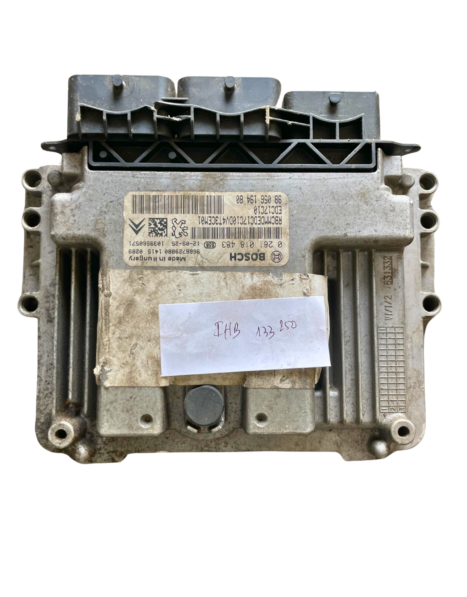 Calculateur moteur PEUGEOT 206+ 1.4 HDI EDC17C10 0281018483 9805619480 c3 et picaso