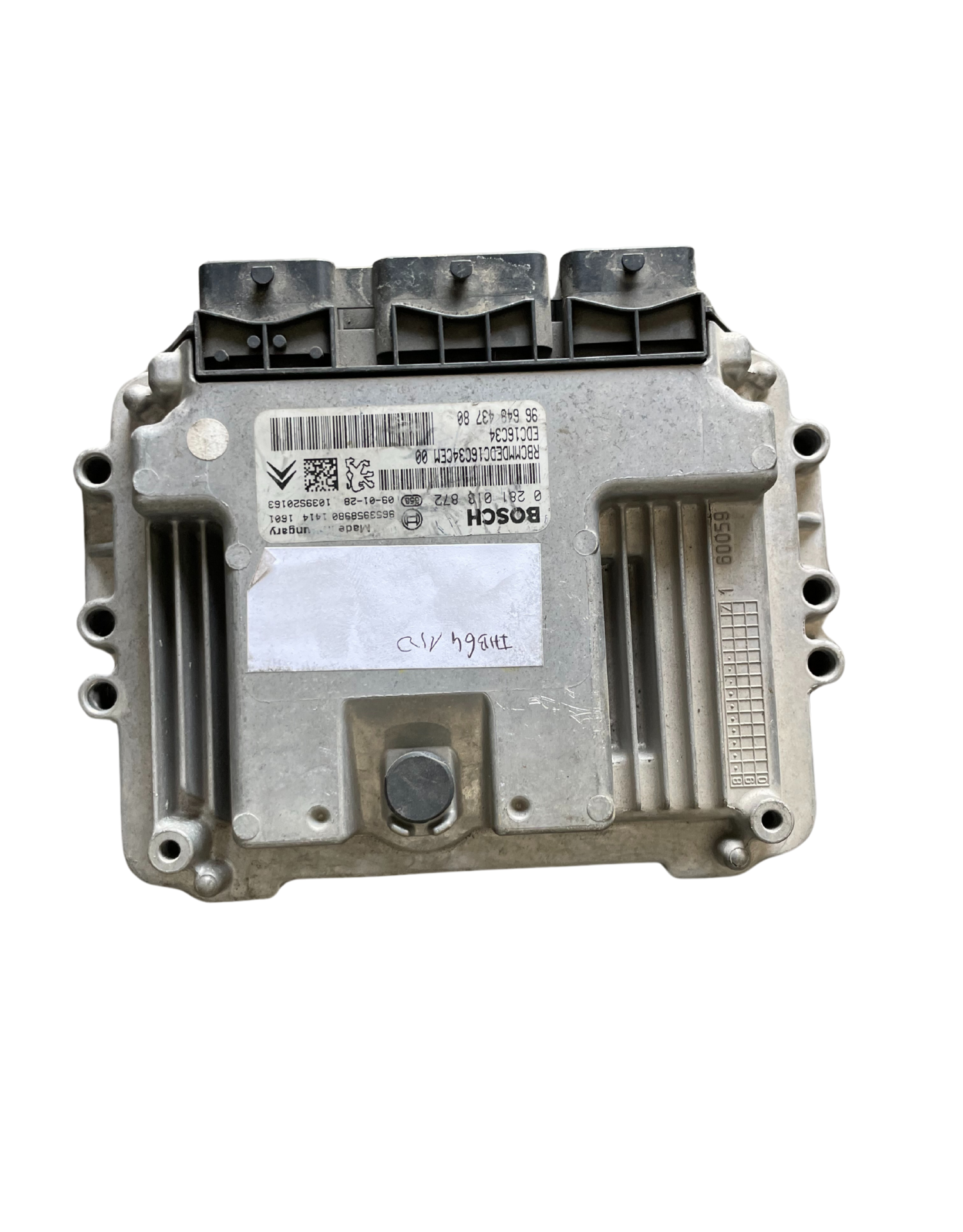 Calculateur 0281013872 9664843780 9653958980 PSA Bosch /308 C4 1007 C3 PARTNER BERLINGO / 1.6HDDI