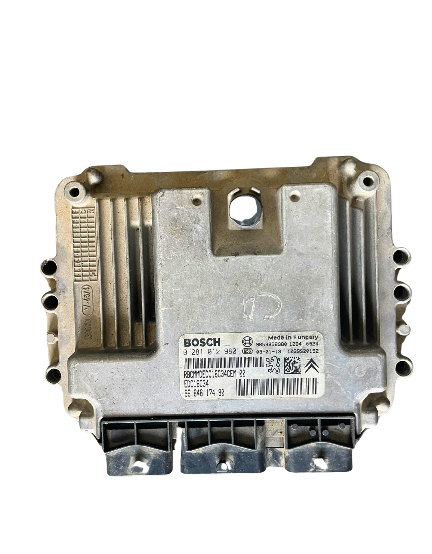 Calculateur moteur Bosch 0281012980/  c4 1 307 308 berlingo2 partner 2/ 1.6 hdi