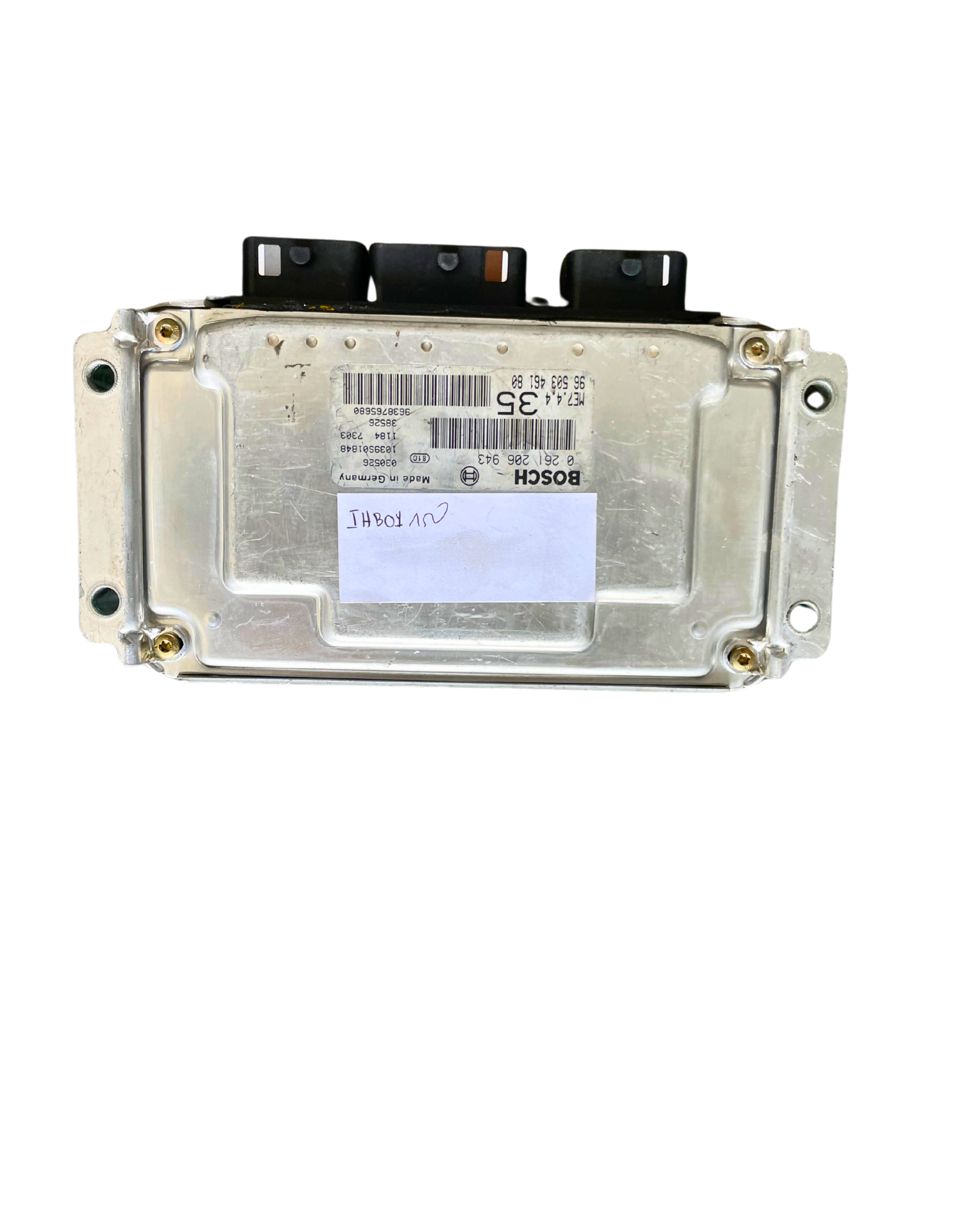 Calculateur 0261206943 9650346180 9638765680 PSA Bosch /307 206 c4c4 picasso berlingo b9 kubistar / 1.6 i 16v (Copie)