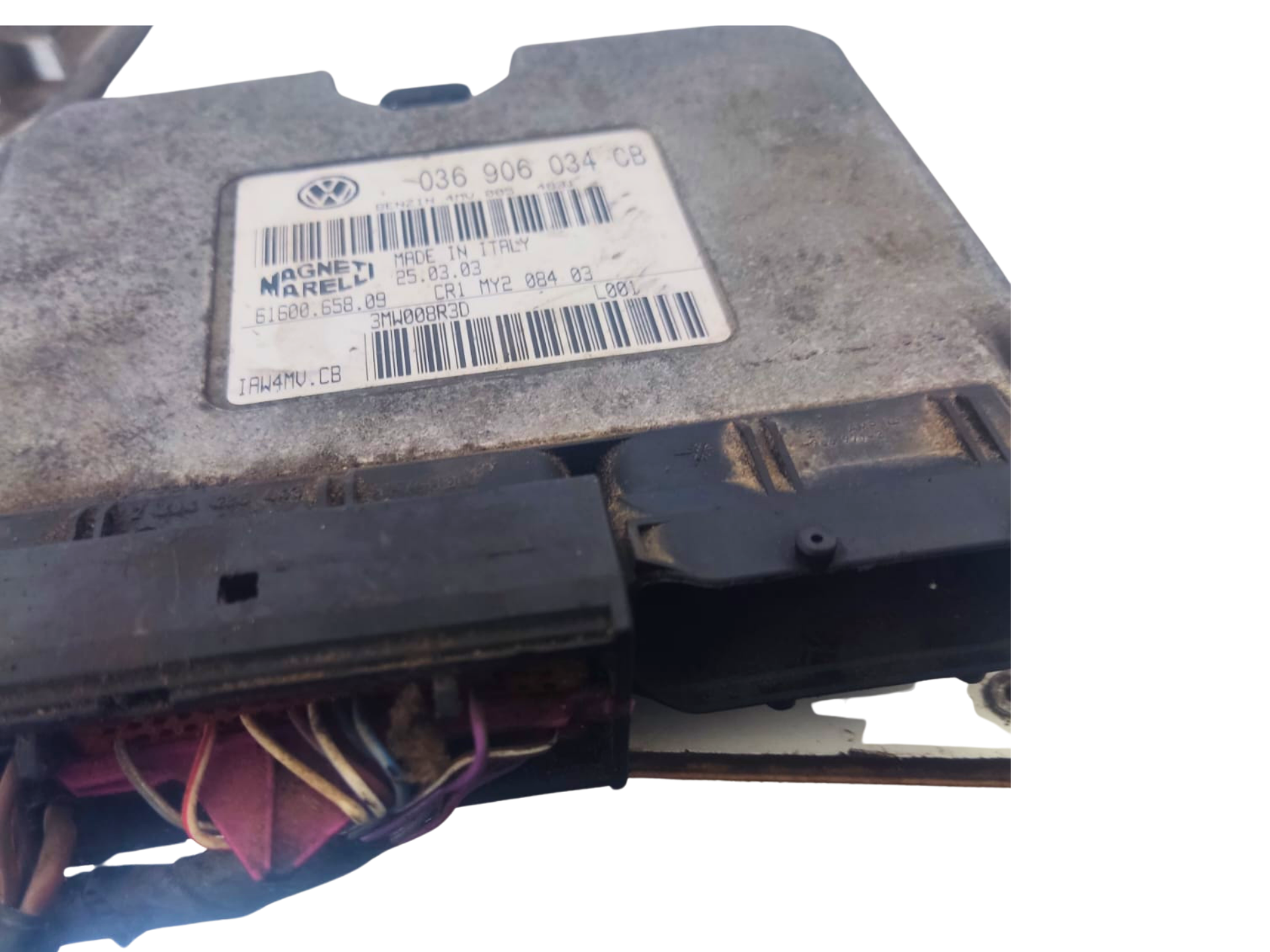 Calculateur 036906034CB IAW4MV.CB 61600.658.07  1.9 tdi  golf4 bora jetta4new beetle audi a3 8l 8p leon 1m toledo octavia1 2