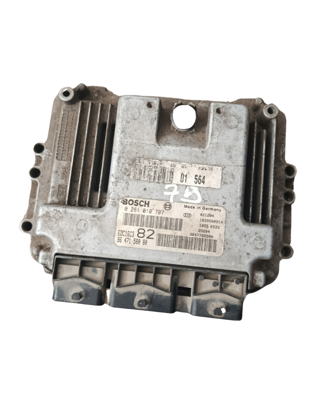 Calculateur 0281010707 206 C3 1007 C2 1.4 HDI