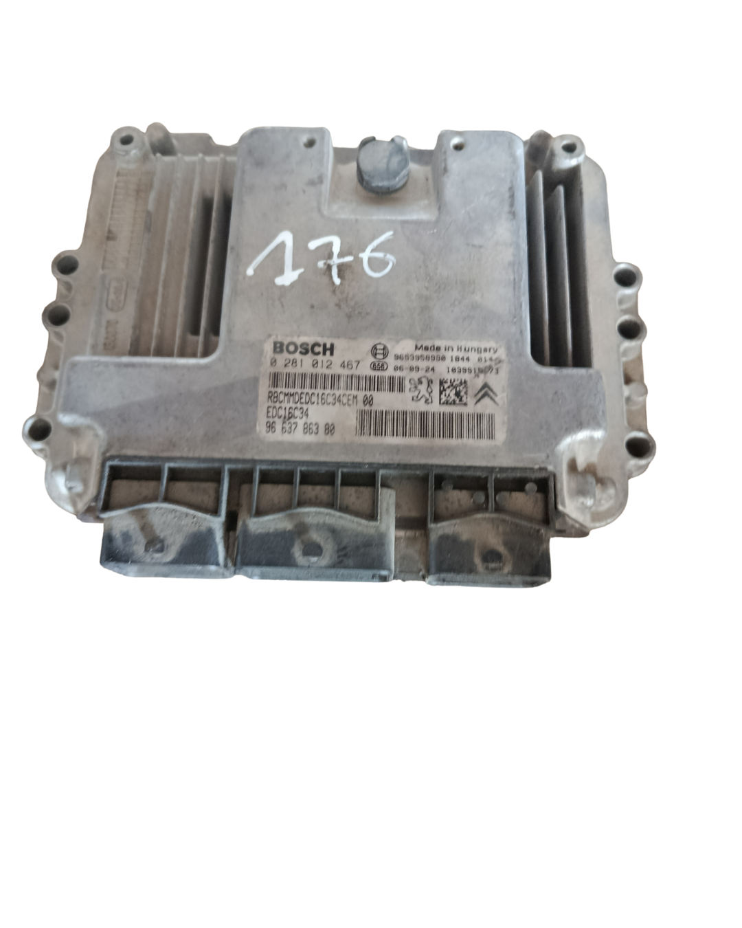 Calculateur 0281012467 / 207 c3 2 c4 1 1007 xsara picasso partner b9 berlingo b9/ 	1.6 HDi 66 kW / 90 ch