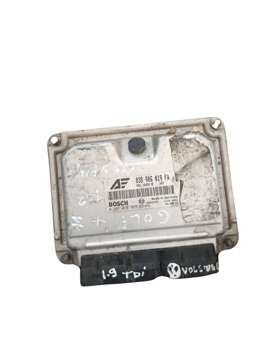 Calculateur moteur Bosch 0281010629 / vw sharan galaxy/ 1.9 tdi
