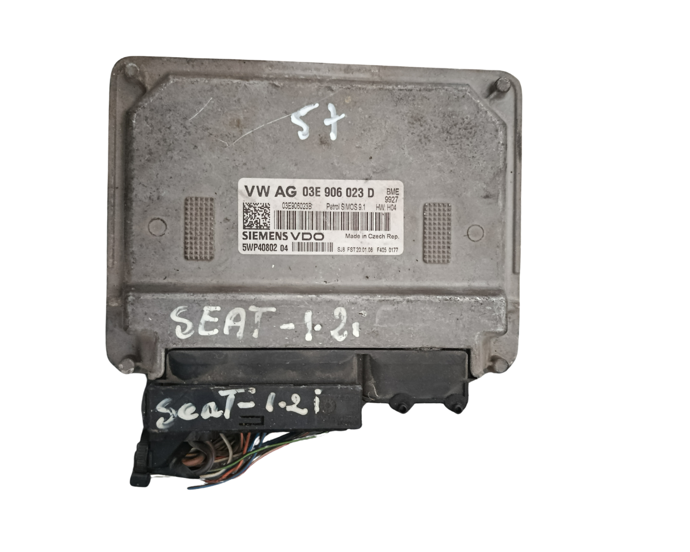 Calculateur moteur Siemens 5WP4080204 /polo 4 ibiza 3/ 1.2 12v