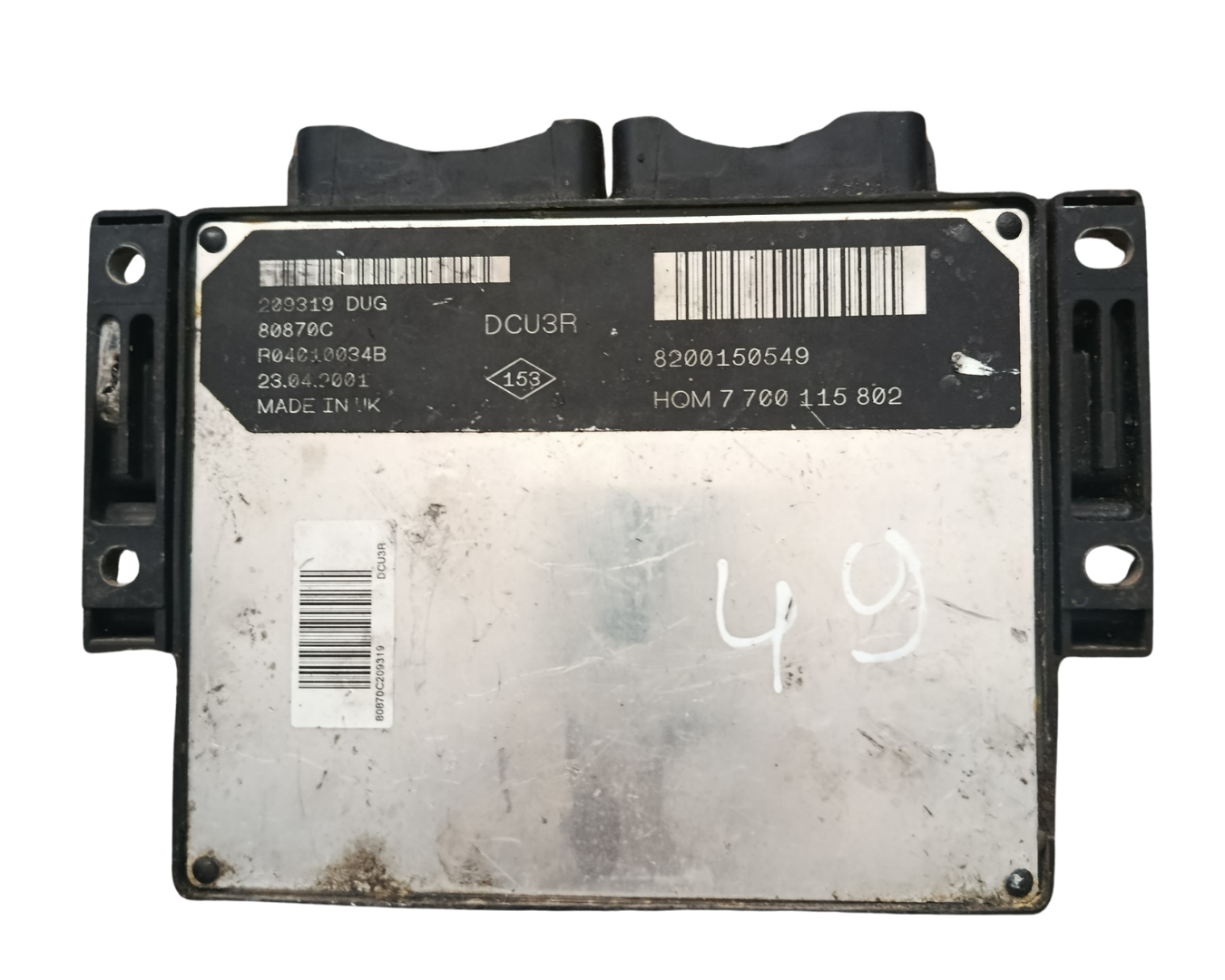 Calculateur 7700115802 lucas /kangoo1 express clio2 /1.9 d