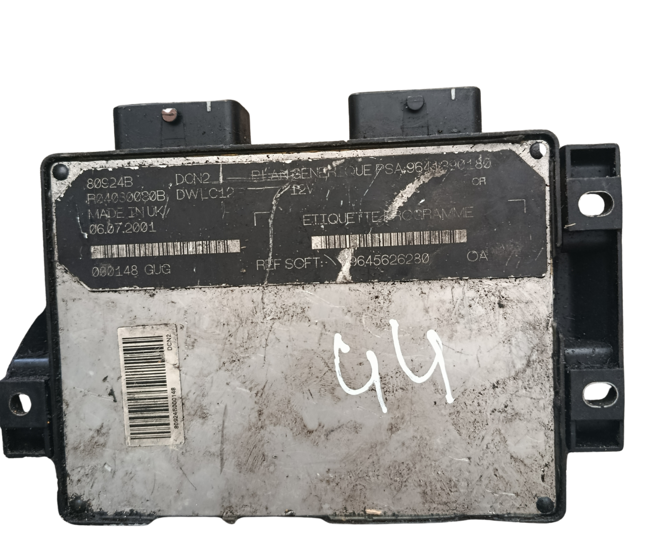 Calculateur 9645626280 /206 partner1 2 berlingo1 2 xsara/ 1.9 d (Copie)