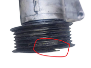 Poulie de tendeur de courroie auxiliaire pour Ford Focus  mondeo Mk3 s-max   Volvo C30 / S40 / V50Mazda 3 / 6 (partiel)  1.6 essence 98MF-3C631
