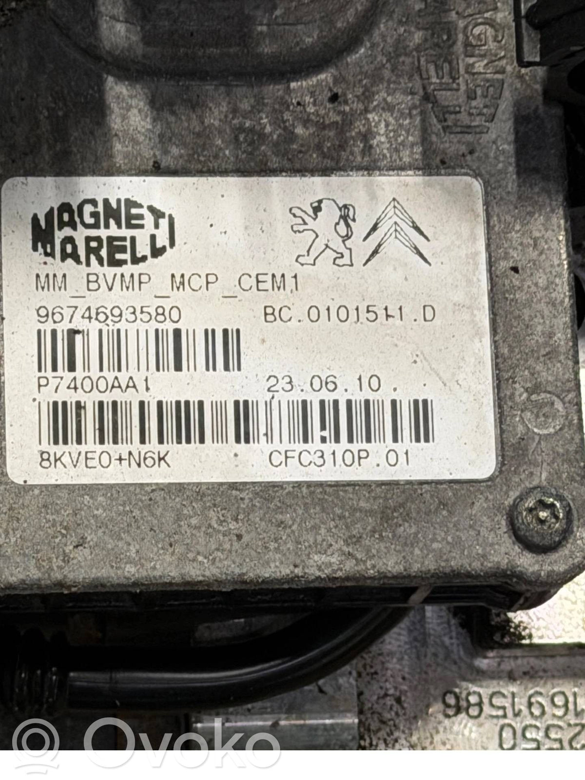 &nbsp;Boîte de vitesses pilotée – Peugeot 308 / 3008 / 5008 / 508 / Citroën C4 / DS4 – Moteur 1.6 HDi (Diesel) – environ 2008-2016 Référence : BMP6 (ou BVMP 6)