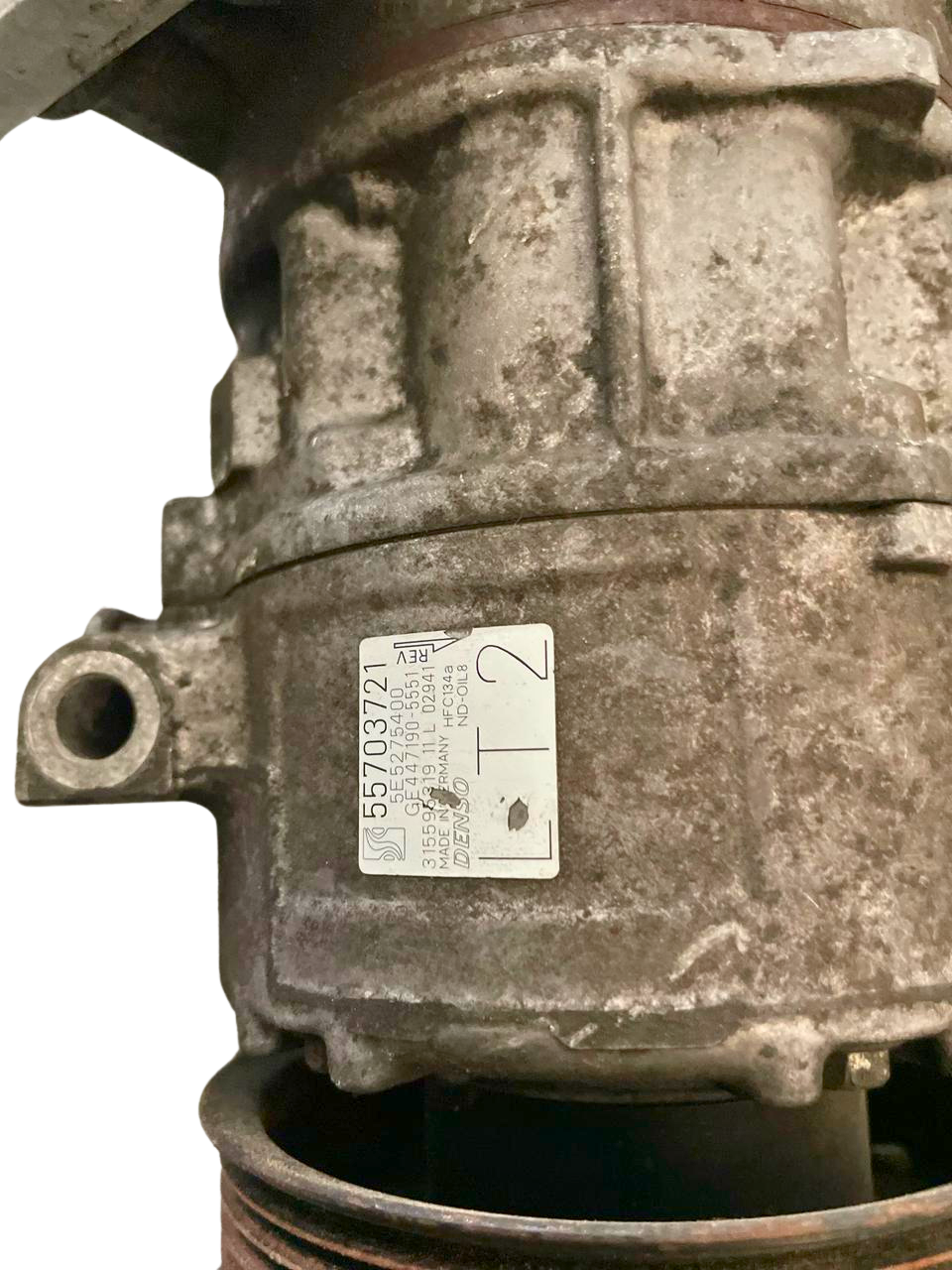 Compresseur De Climatisation 55703721  , GE447190-5551  Denso /GRANDE PUNTO PUNTO EVO ALPHA ROMEO MITO/ 1.3 MULJET 1.4 T-JET 1.3 JTDM 1.4 TB