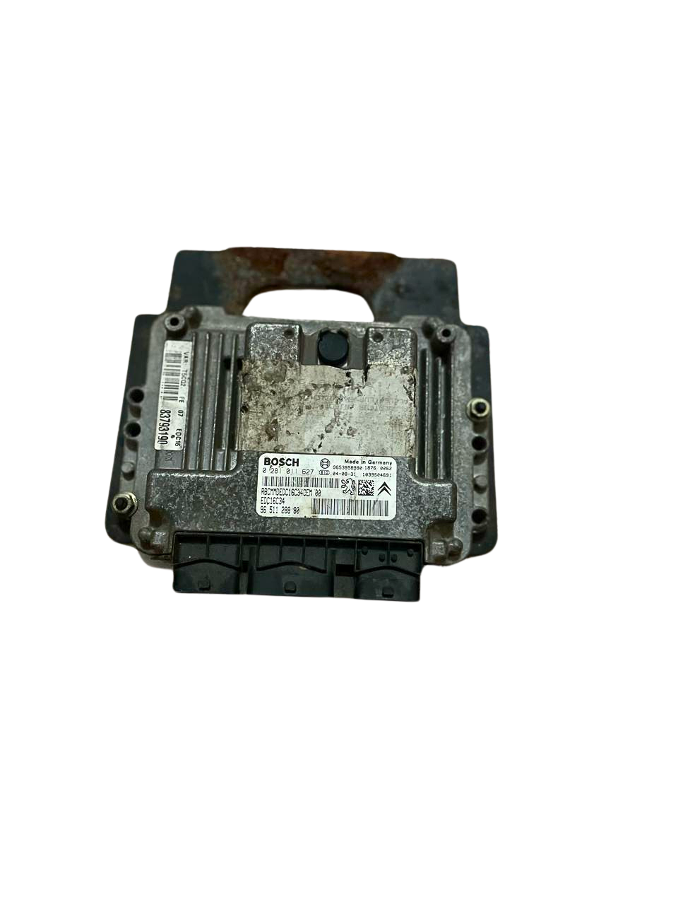 Calculateur 0281011627, 9656161880, 9653958980 BOSCH  1.6HDI 307 308 207  C4  PARTNER BERLINGO  b9